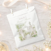 Elegantes französisches Schloss Pastel Geschenktütchen (Ausgeschnitten)