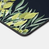 Elegantes Friedliches Dekoratives Sommer-Blätter Schreibtischunterlage (Ecke)