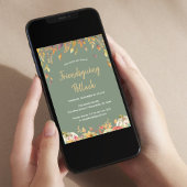 Elegantes Friendsgiving Dinner Einladung