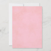 Elegantes Frilly Pink & White Virtual Brautparty Einladung (Rückseite)