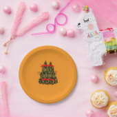 elegantes Frohe Weihnachten Pappteller (Party)