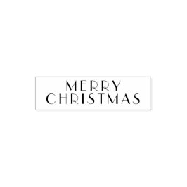 Elegantes Frohe Weihnachten Permastempel
