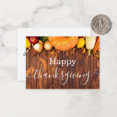 elegantes fröhliches Dankeschön, modernes Foto Mitteilungskarte (Vorderseite/Rückseite Beispiel)