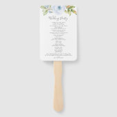 Elegantes Frühjahrsprogramm Blütenblütenblütenblüt Fächer (Rückseite)