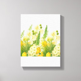 Elegantes Frühlingsblumenbouquet Leinwanddruck
