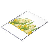 Elegantes Frühlingsblumenbouquet Notizblock (Linke Seite)