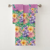 Elegantes Frühlingsfarben-Handtuch-Set Badhandtuch Set (Insitu)