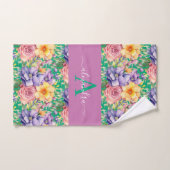 Elegantes Frühlingsfarben-Handtuch-Set Badhandtuch Set (Handtuch)