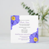 Elegantes, frühlingshaftes Blume Brautparty Einladung (Stehend Vorderseite)