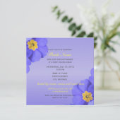 Elegantes, frühlingshaftes Blume Brautparty Einladung (Stehend Vorderseite)