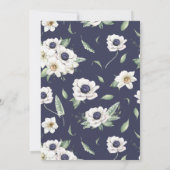 Elegantes Frühlingswasser florale Ostern Brunch In Einladung (Rückseite)