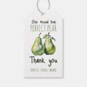 Elegantes Fruit Brunch Perfect Pear Brautparty Geschenkanhänger (Vorderseite)