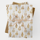 Elegantes Funkelnd Goldweihpapier Geschenkpapier Set (Beispiel)