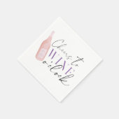 Elegantes Funny Cheers Party Serviette (Ecke)