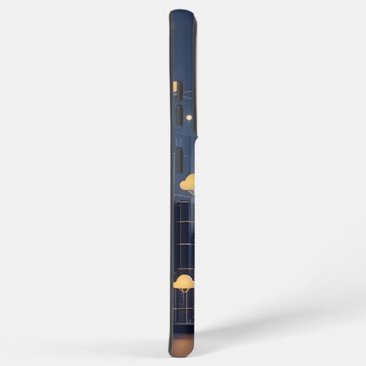 Elegantes futuristisches Smart City Wireframe - Gl Samsung Galaxy Hülle (Rechte Seite)