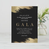 Elegantes Gala-Party Einladung (Stehend Vorderseite)