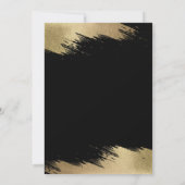 Elegantes Gala-Party Einladung (Rückseite)