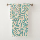 Elegantes Garden-Blätter Badhandtuch Set (Insitu)