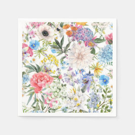Elegantes Garden Blume Party Serviette
