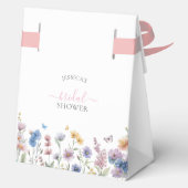 Elegantes Garden Brautparty Danke, dass Sie gekomm Geschenkschachtel (Rückseite)