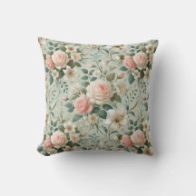 Elegantes Garden Romance Throw Kissen