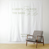Elegantes Garden Tea Brautparty Backdrops Banner Wandteppich (Beispiel)