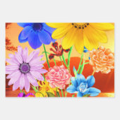 Elegantes Gartengeschenk für die Wildblume Geschenkpapier Set (Vorderseite 2)