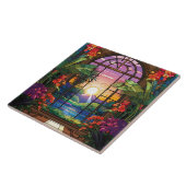 elegantes Gartenglas-Imitat Fliese (Seite)