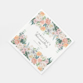 Elegantes Gartengrün Party zur Ruhestätte Serviette (Ecke)