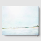 Elegantes Gästebuch an der Küste (Rückseite)