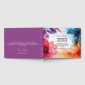 😍 Elegantes Gästebuch Anemone Dreamscape Hochzeit (Voll)