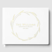 Elegantes Gästebuch Botanisches Weinkeller Gästebu (Vorderseite)