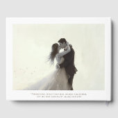 Elegantes Gästebuch Botanisches Weinkeller Gästebu (Rückseite)