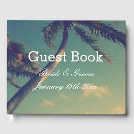 Elegantes Gästebuch für private Hochzeiten am Stra