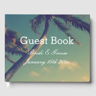 Elegantes Gästebuch für private Hochzeiten am Stra
