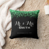 Elegantes Gastgeschenk Hochzeits-fallende Kissen (Decke)