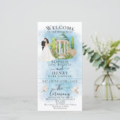 Elegantes Gazebo Bride & Groom Luxury Wedding Prog (Stehend Vorderseite)