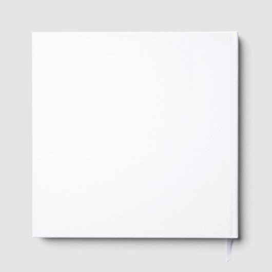 Elegantes Gedenkdenkmal-Foto Gästebuch (Rückseite)