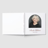 Elegantes Gedenkdenkmal-Foto Gästebuch (Voll)