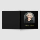 Elegantes Gedenkdenkmal-Foto Gästebuch (Voll)