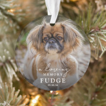 Elegantes Gedenkfoto-Hunde-Memorial-Foto