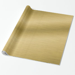 Elegantes, gegossenes Gold Look Artwork Geschenkpapier
