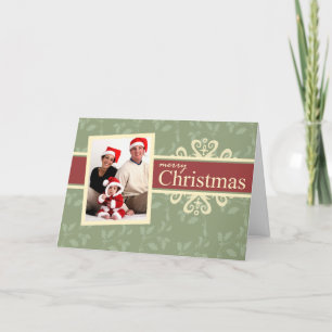 Elegantes geklapptes Foto Weihnachten