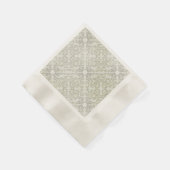Elegantes Gekritzel Serviette (Ecke)