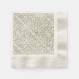 Elegantes Gekritzel Serviette