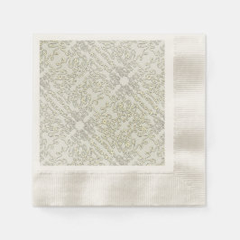 Elegantes Gekritzel Serviette