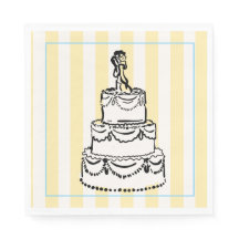 Elegantes Gelb Whimsical Pastell Vornehm Streifen