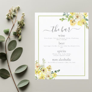 Elegantes, gelbes, blumengeschmücktes Green Weddin