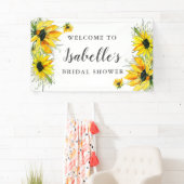 Elegantes Gelbes Brautparty Banner (Insitu)