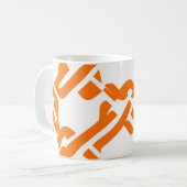 🟡 Elegantes gelbes Marigold-Motiv Kaffeetasse (Vorderseite Links)